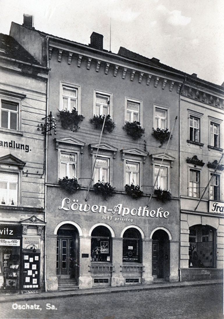 Historisches der Löwen Apotheke in Oschatz